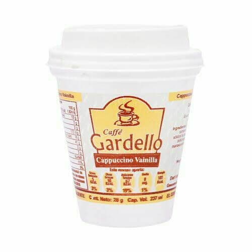 Cafe instantáneo gardello 8oz cappuccino vainilla