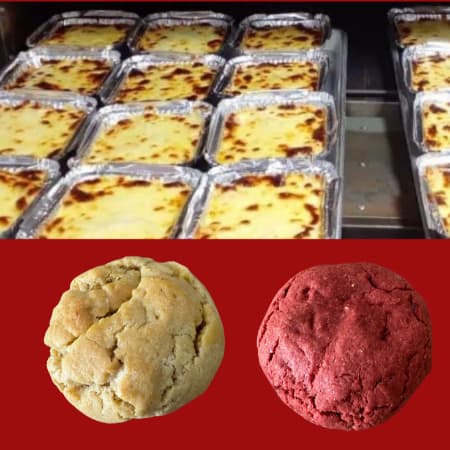 Combo lasaña mixta más una galleta
