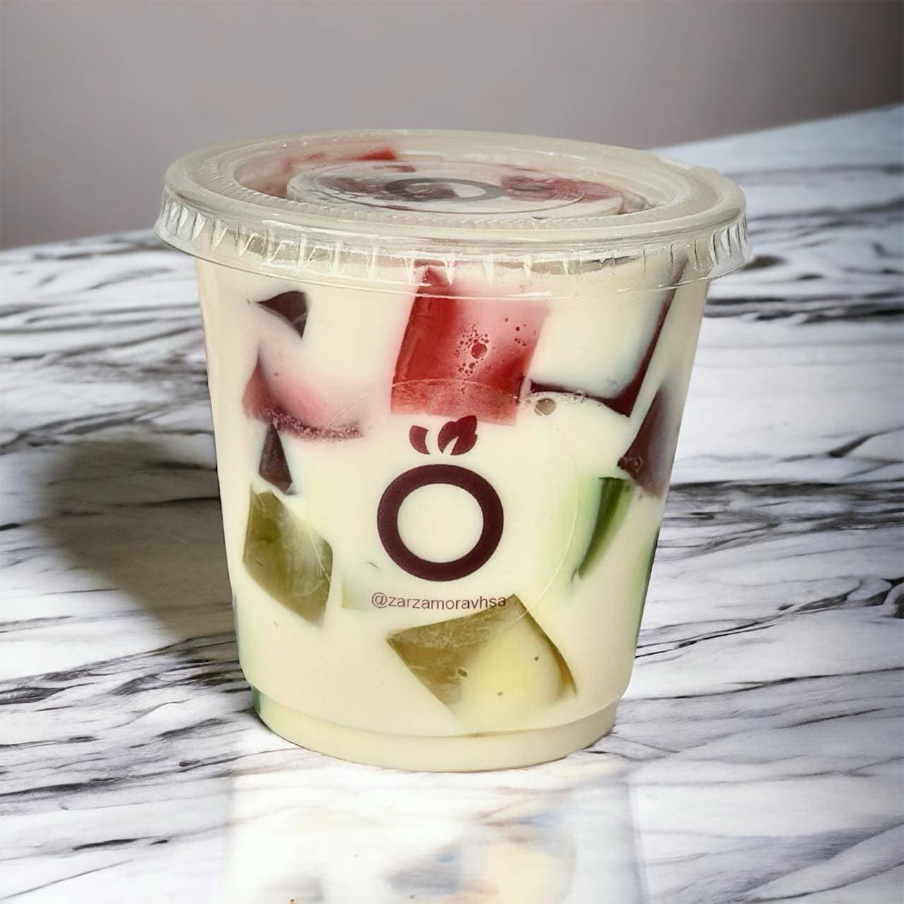 Vasito de Gelatina de Mosaico