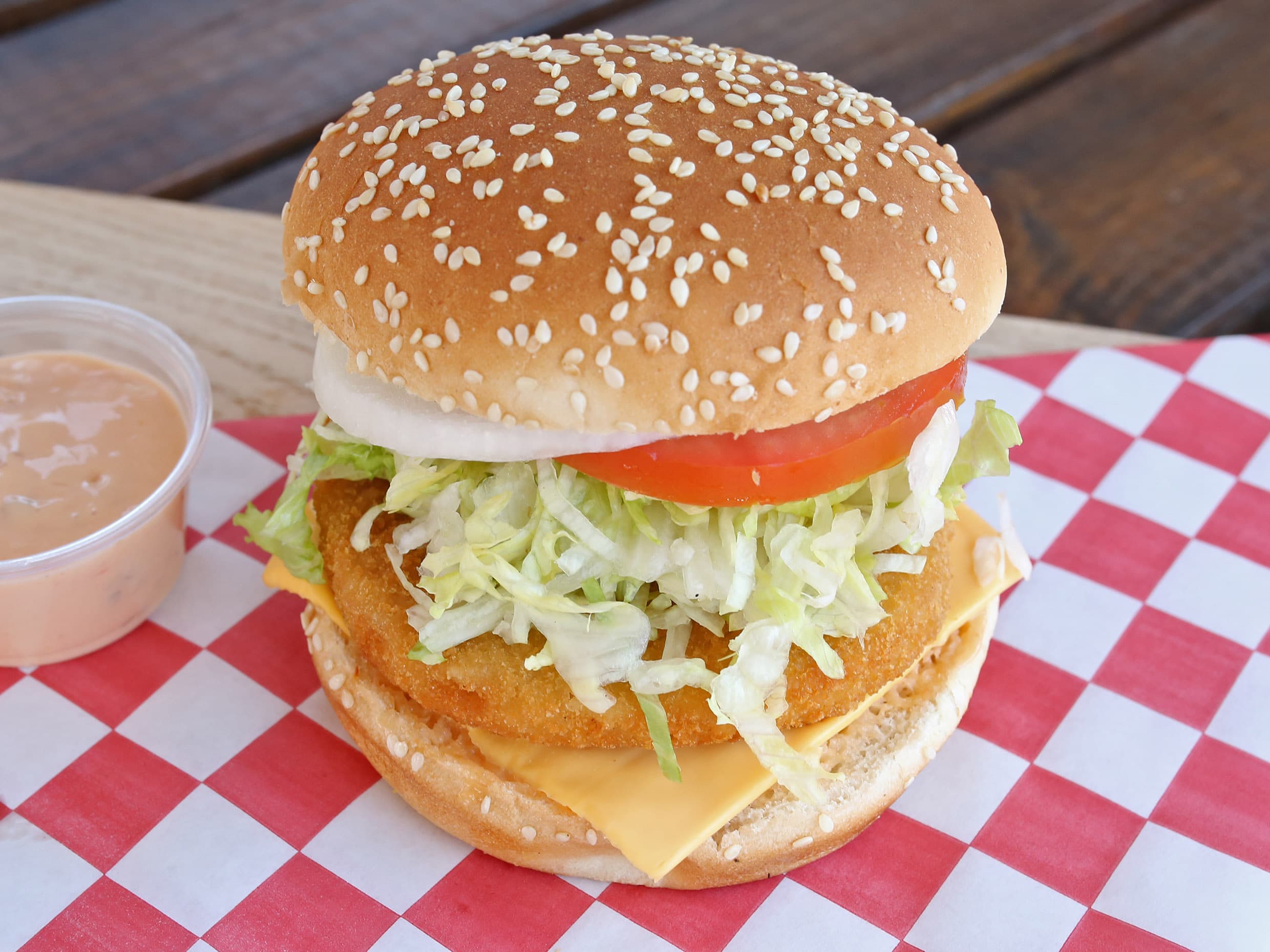 Hamburguesa de Pollo Sencilla