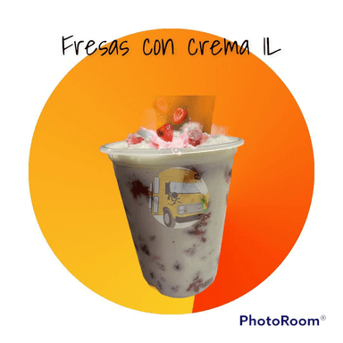 Fresas con Crema de 1/2