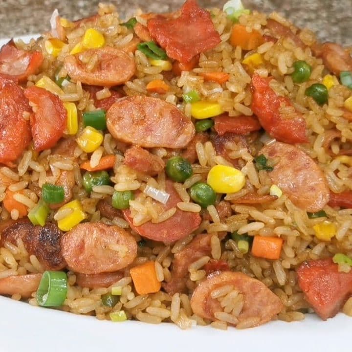 Arroz frito ranchero 2 personas+ecolitro