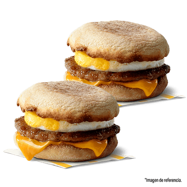 2 Egg McMuffin Salchicha