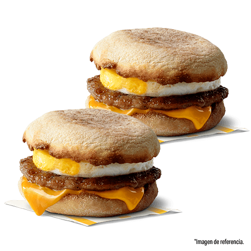 2 Egg McMuffin Salchicha