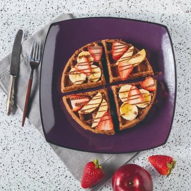 Waffle de chocolate 1 ingrediente