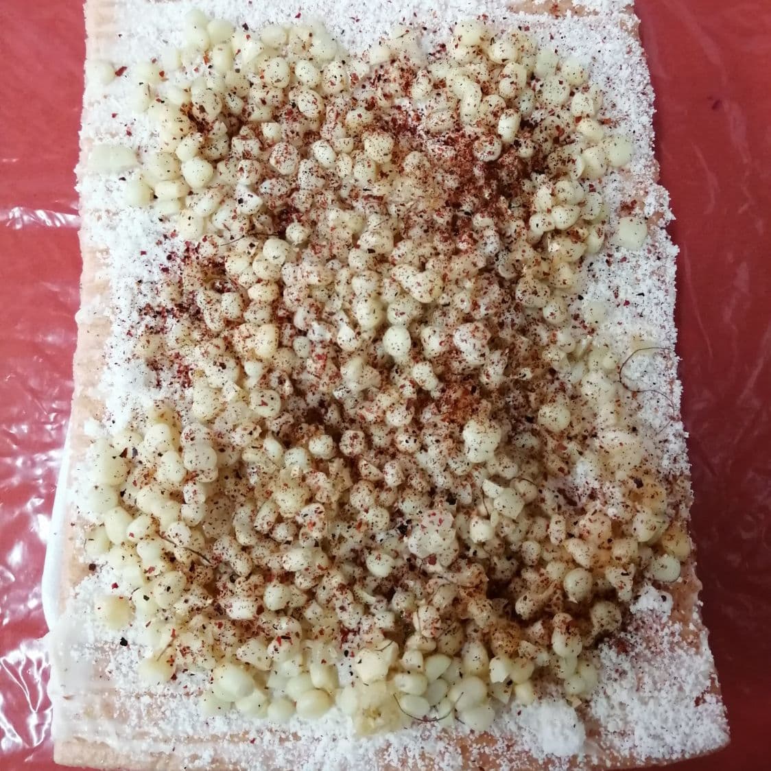 Chicharrón con Esquites