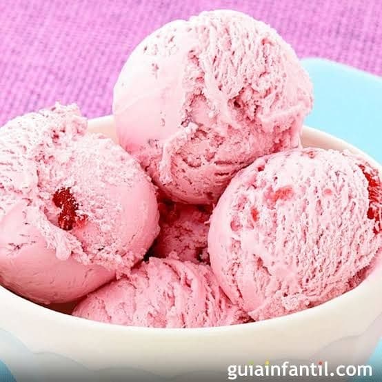Nieve de 1/4 de Fresa.