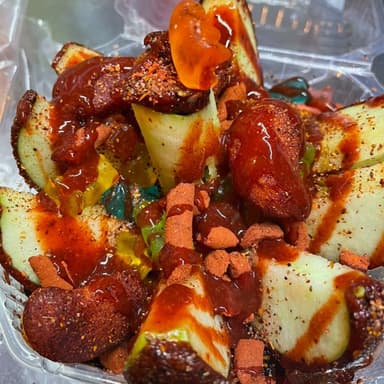 Manzana con Chamoy Preparada