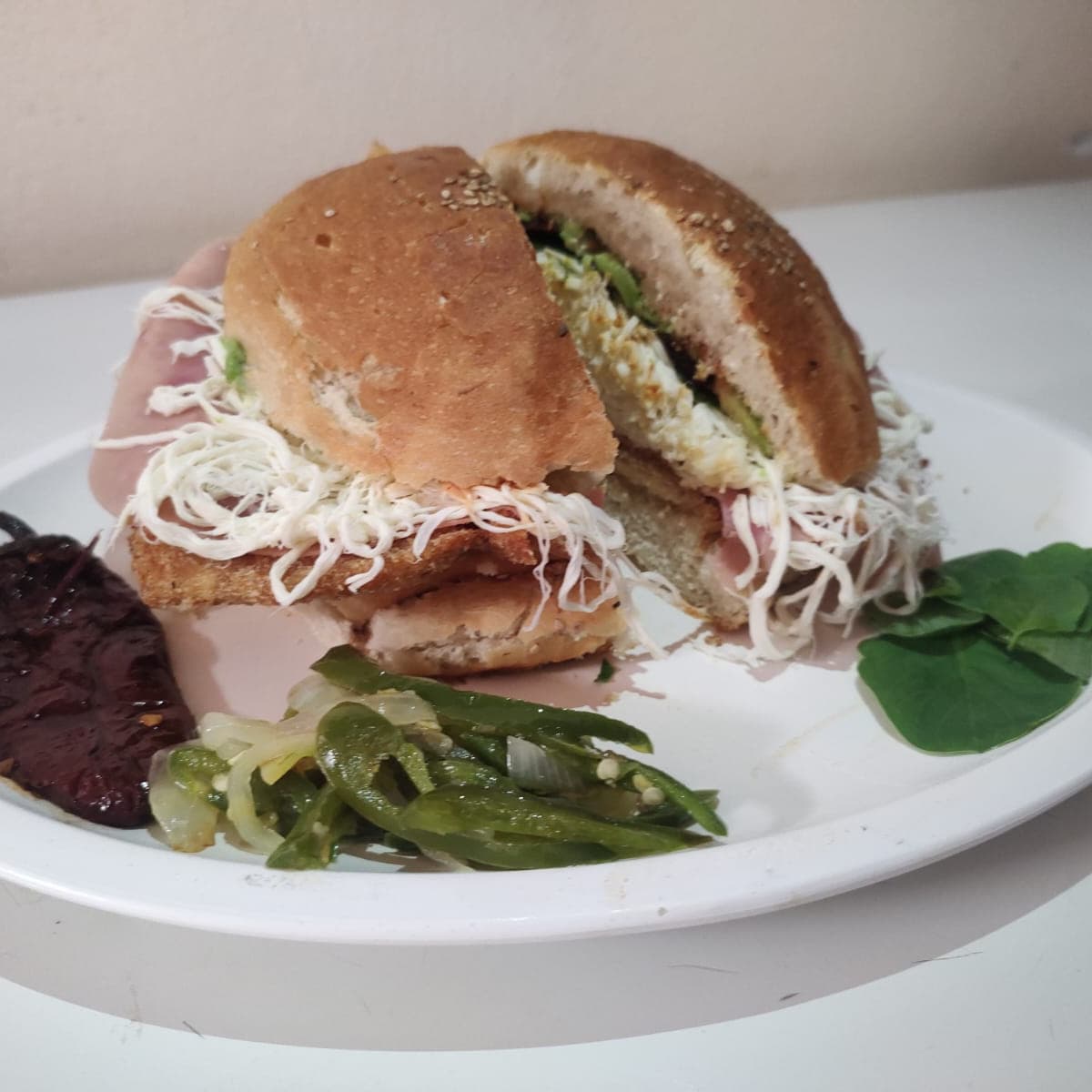 Cemitas Poblana Milanesa de Polllo