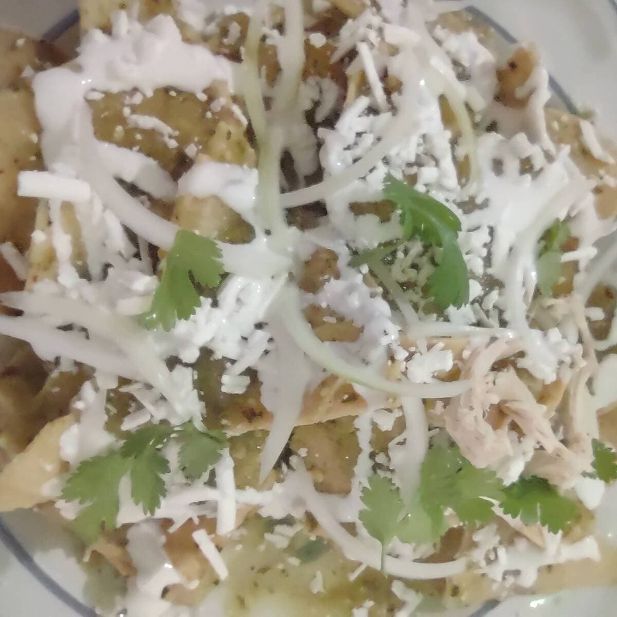 CHILAQUILES VERDES(SENCILLOS O PROTEINA A ELEGIR)