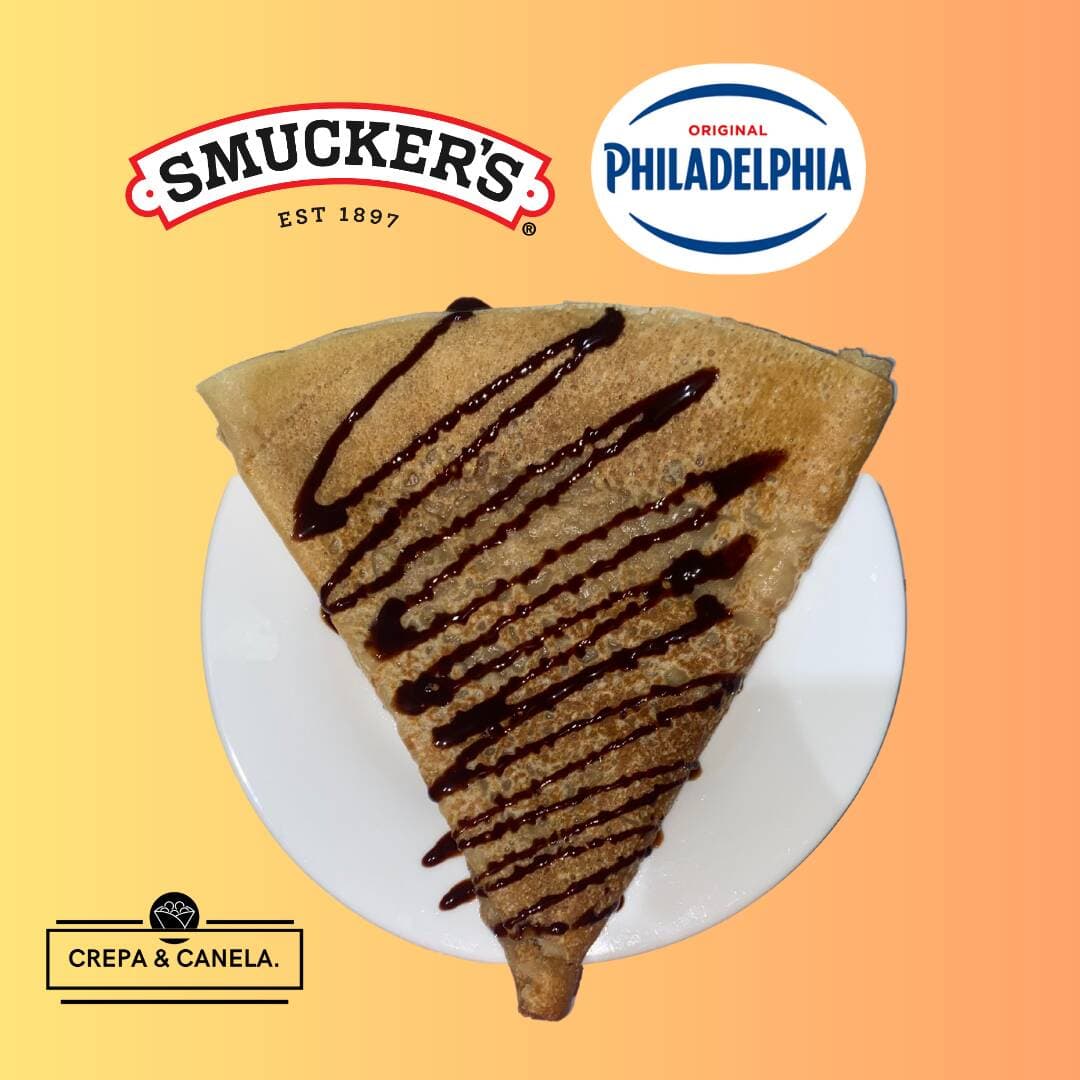 1 CREPA DE MERMELADA DE FRESA Y PHILADELPHIA 40 CM