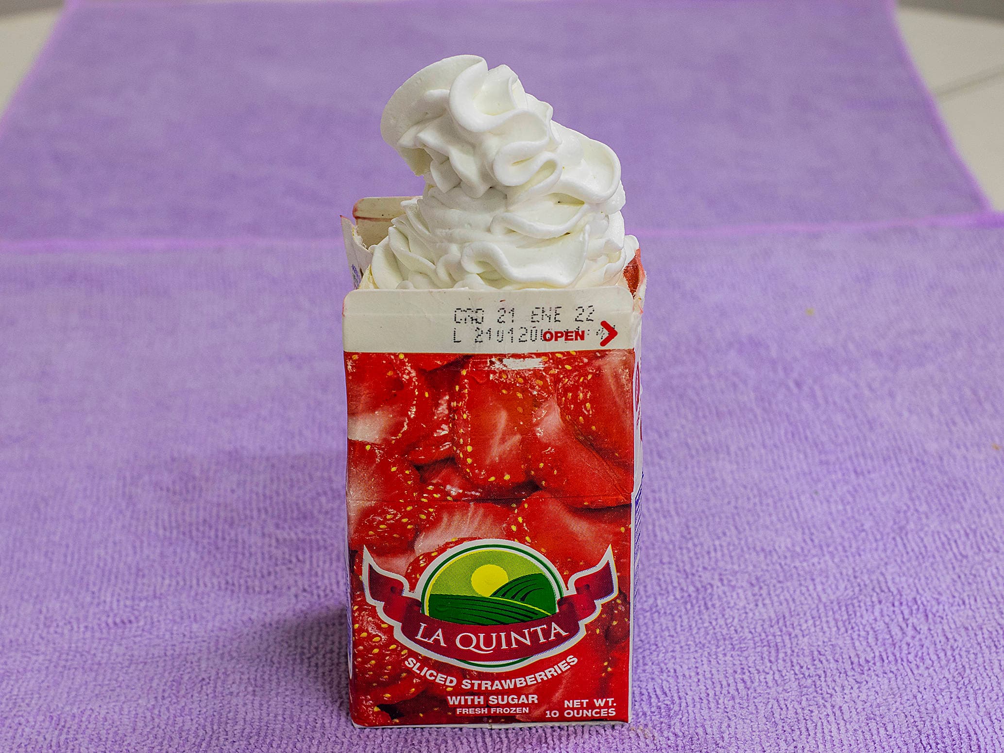 Fresas con Crema
