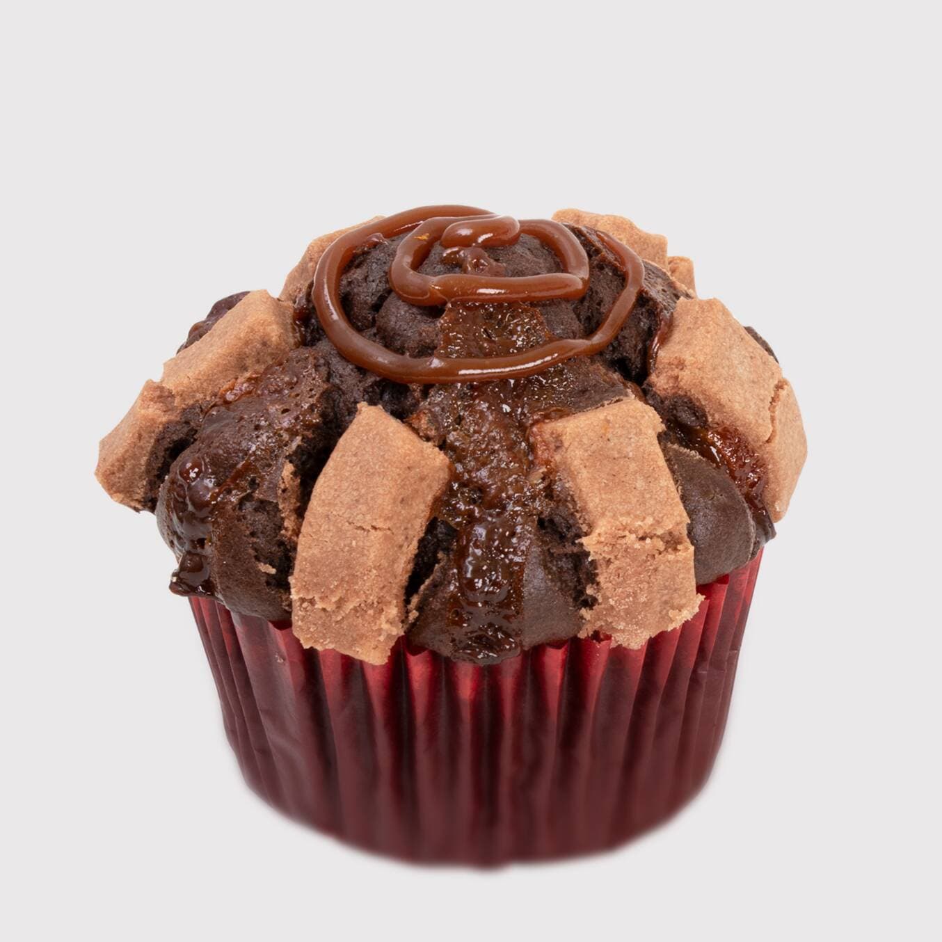 Muffin con Cajeta y Pasta de Concha