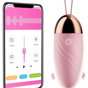 Huevo Vibrador con Aplicación Color Rojo