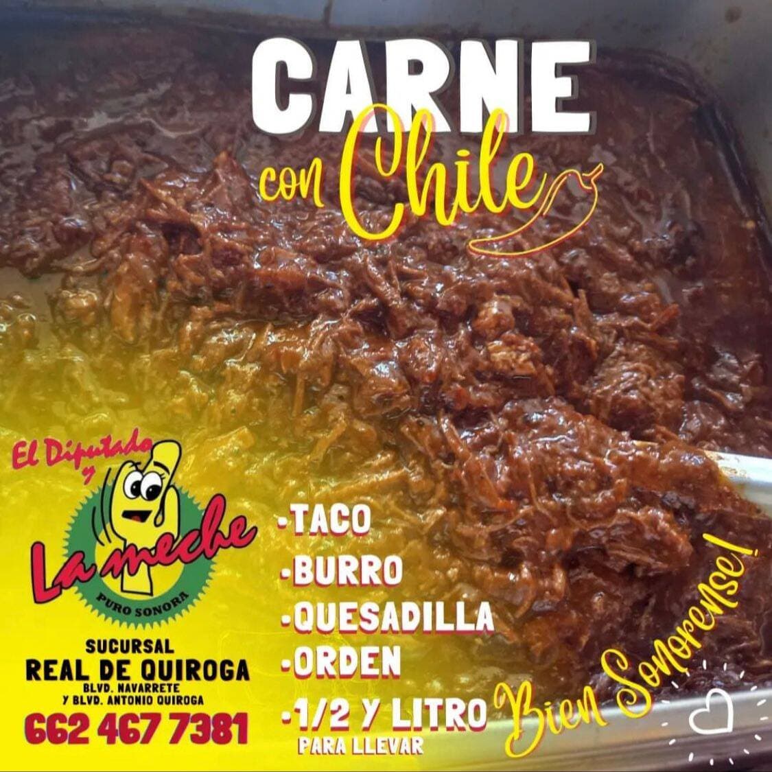Taco de Carne con Chile