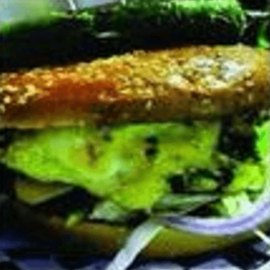 Combo-Cream Jalapeño Burger + Soda Pepsi