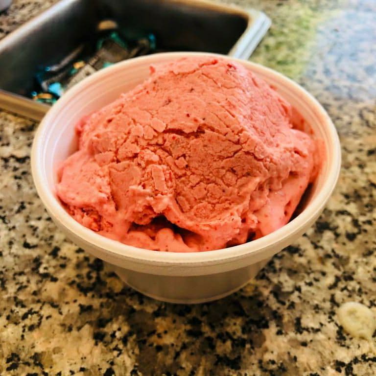 Fresa con Philadelphia Keto
