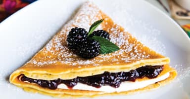 Crepa Queso con Zarzamora