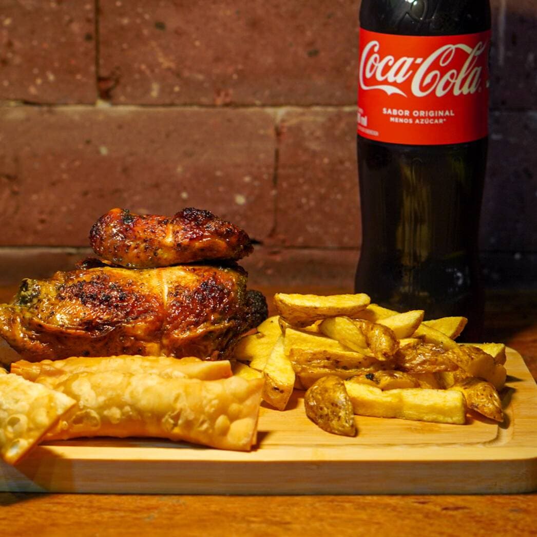 1/4 Pollo a la Brasa + 3 Tequeños + Gaseosa 600ml