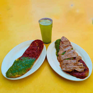 Combo Huarache con Arrachera