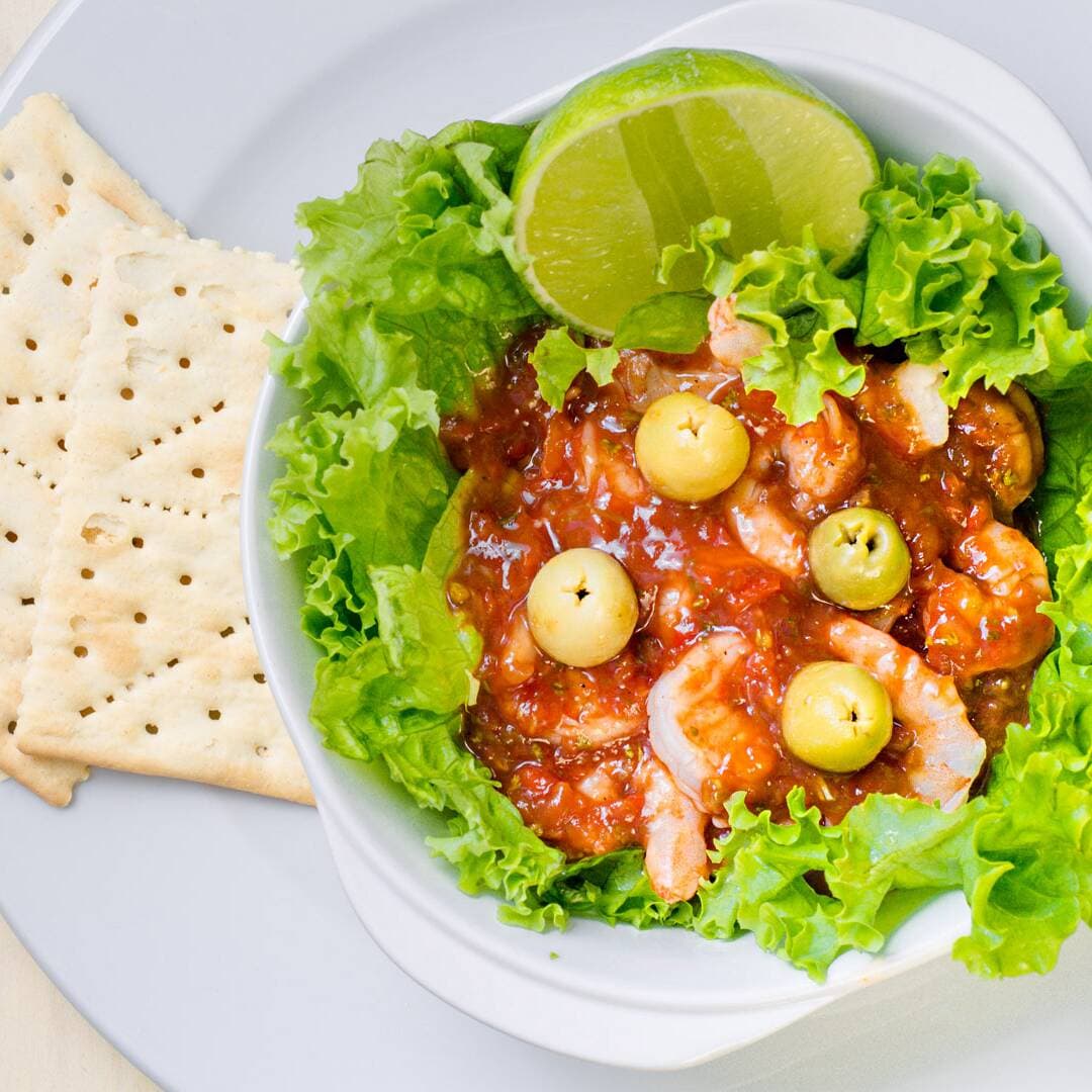 Ceviche de Camarónes