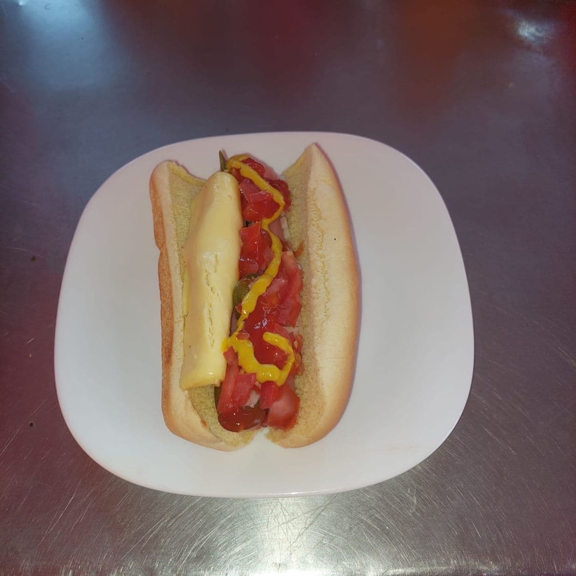 Hot Dog Con Queso