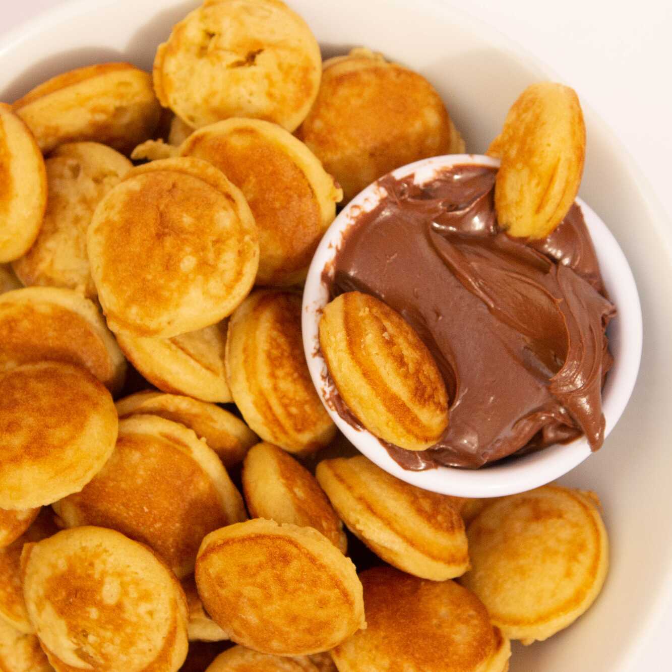 Mini-Hot Cakes con Nutella