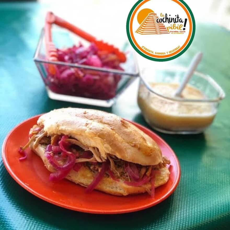 Torta de Cochinita Pibil