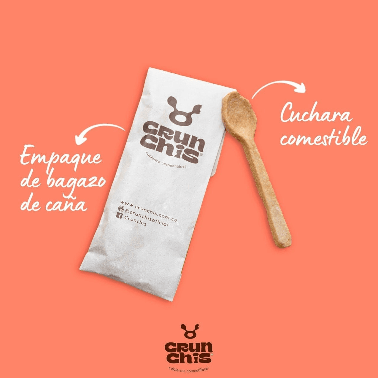 CUCHARITA COMESTIBLE CRUNCHIS