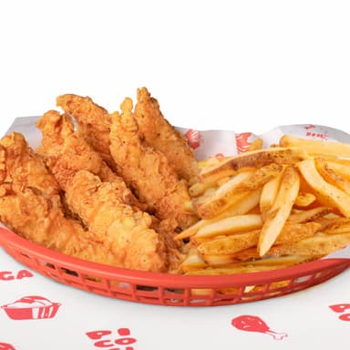 8 Dixy Tiras & Papas Francesas Individuales
