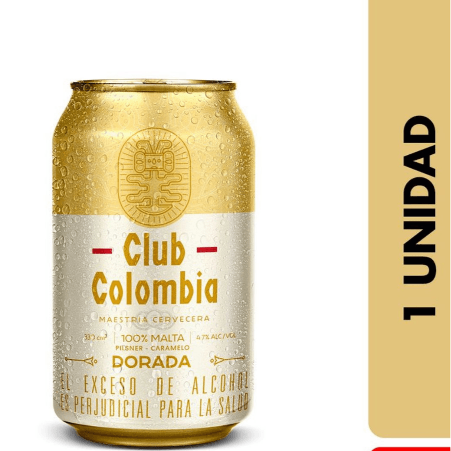 Cerveza Club Colombia Lata Personal