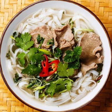 Tallarín de Arroz de Camarón sopa