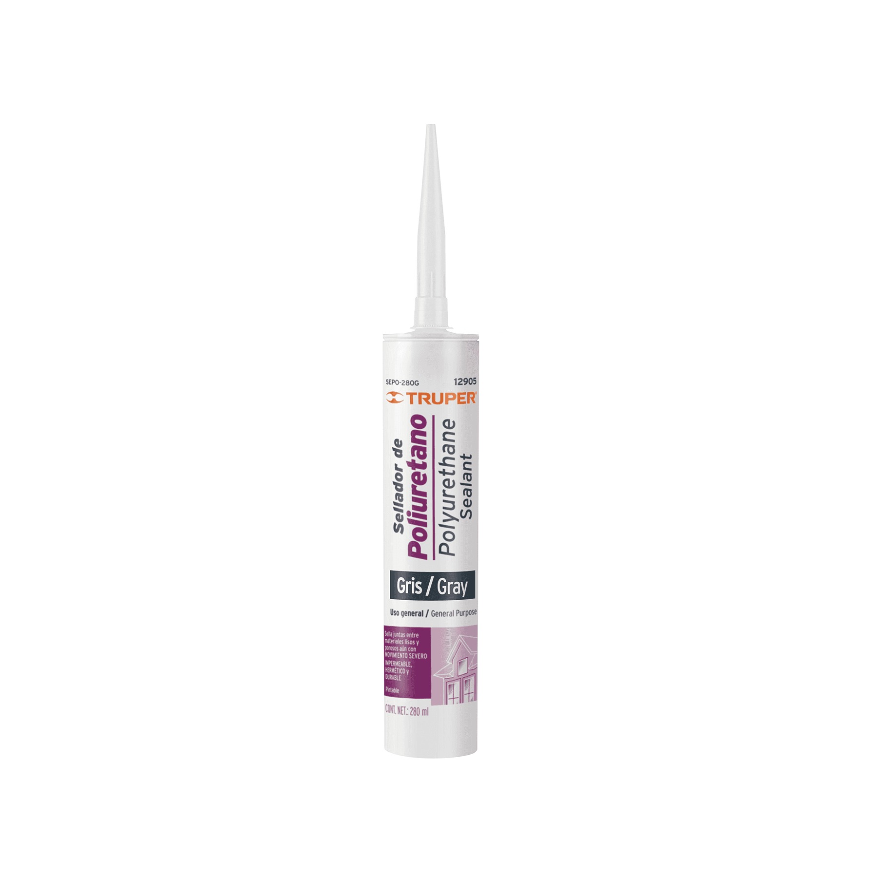 TRUPER SELLADOR POLIURETANO GRIS SEPO-280G 12905