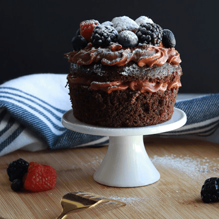 Berries Chocolate Cake