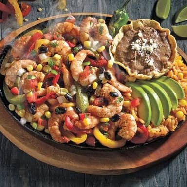 Fajitas de Camarón Tajín