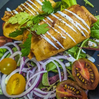Chimichangas de res