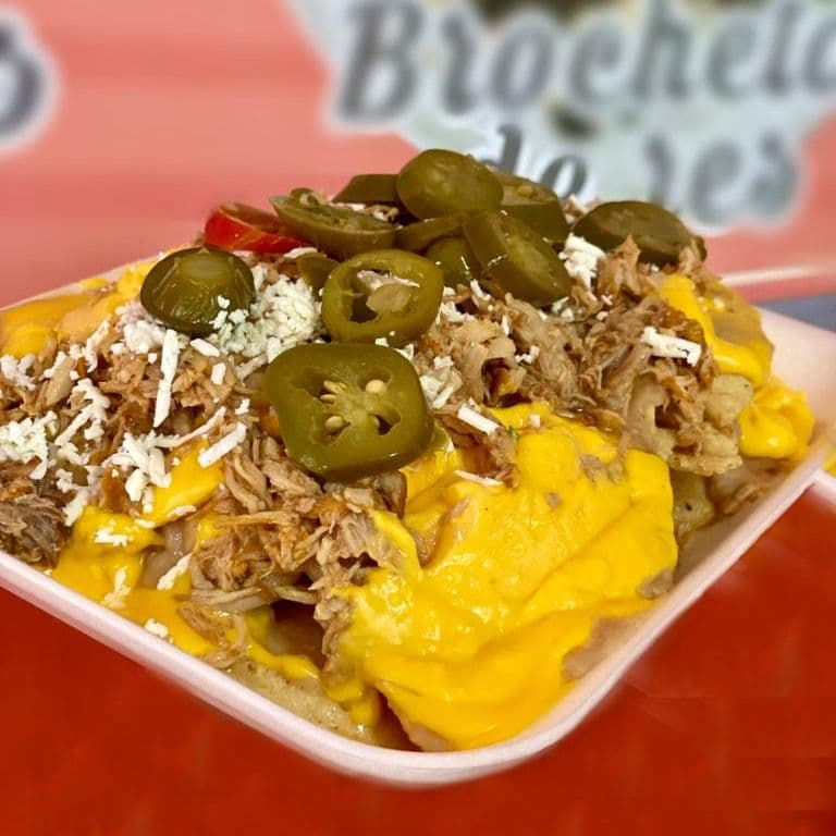 Nachos con Pierna