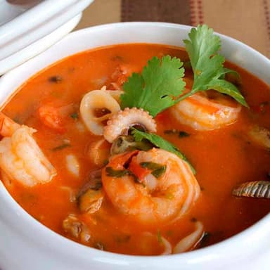 10.Sopa de Mariscos con Verduras