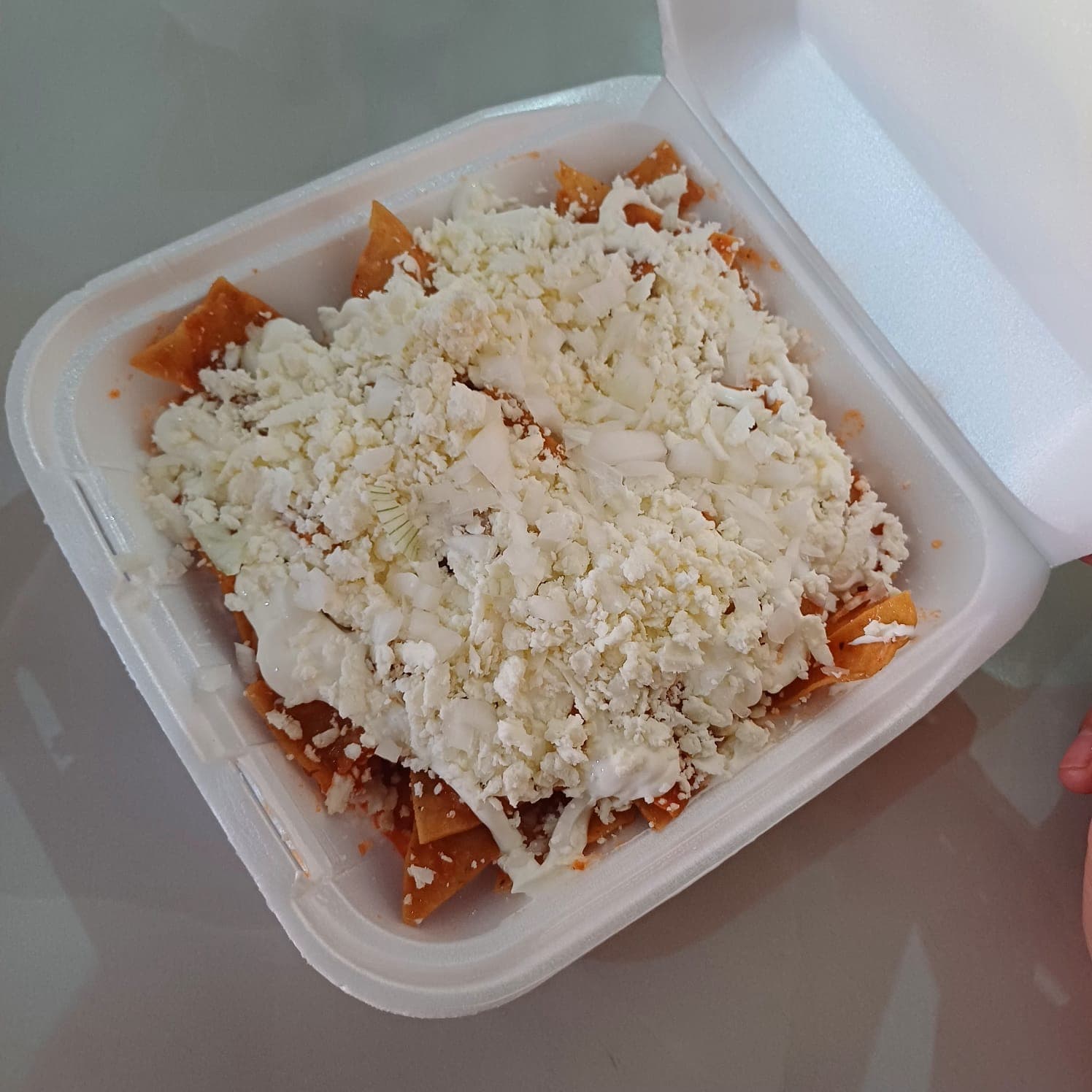 Chilaquiles con o sin pollo