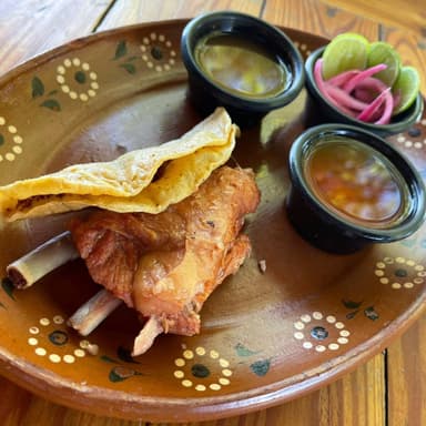 Taco Dorado Ahogado (Costilla)