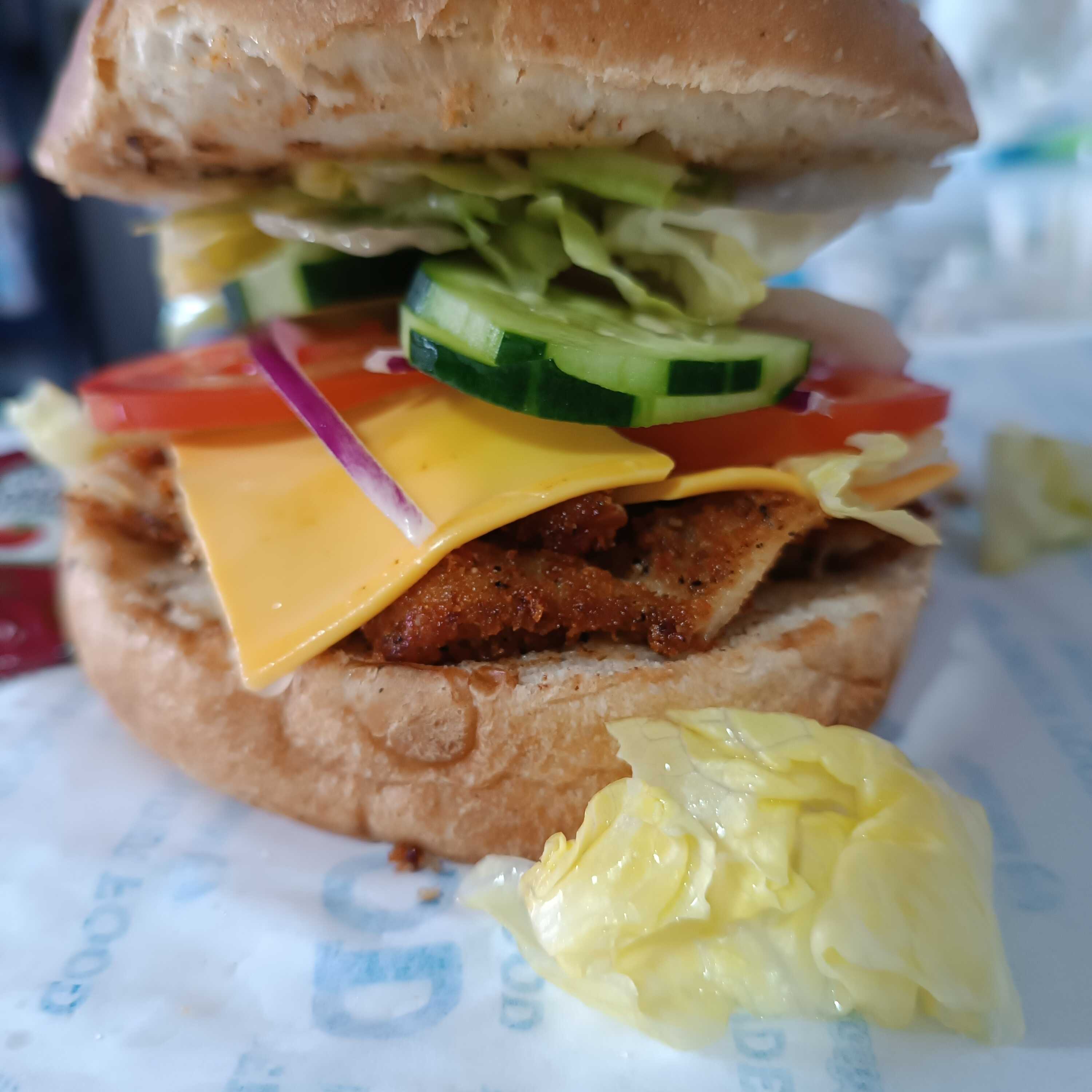 hamburguesa de pollo