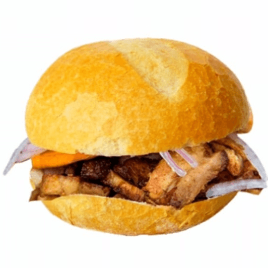 Pan con Chicharrón