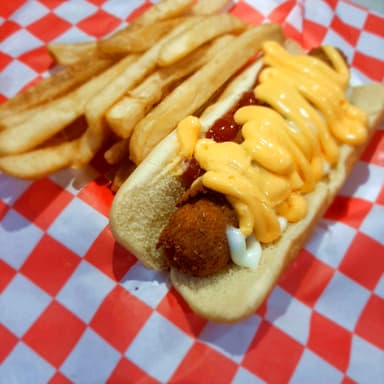 3 Hot-dogs de Cheddar🌭