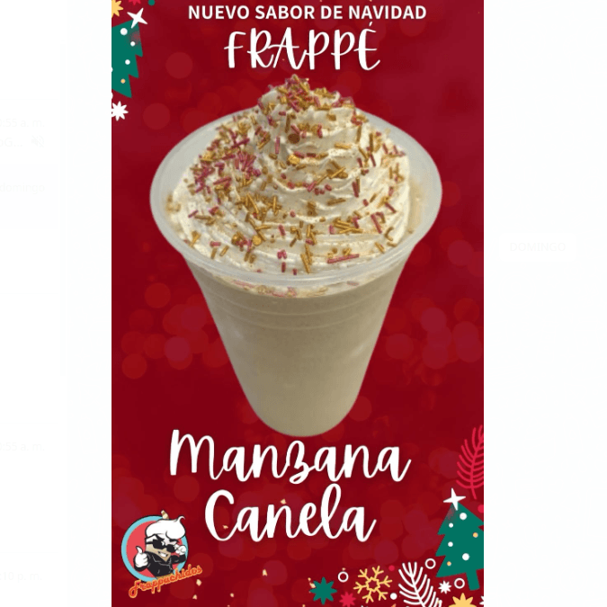 Frappe Manzana-canela