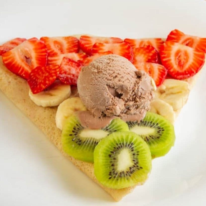 Crepa Frutas y Nieve
