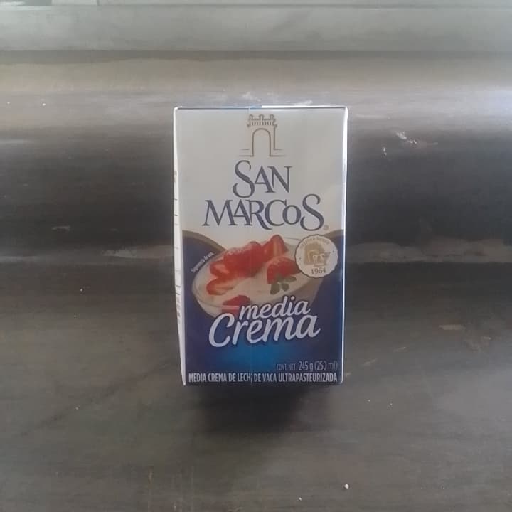 media crema San marcos