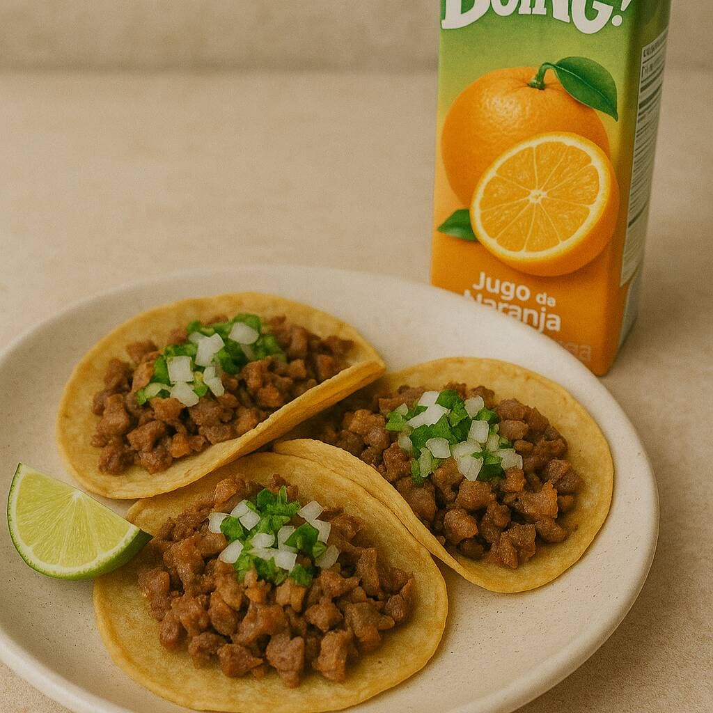 Combo Tacos Grandes (4) + Boing