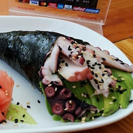 Temaki de Pulpo