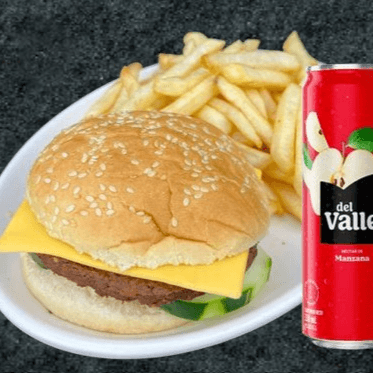 CP3 Hamburguesa + Papas Fritas + Jugo
