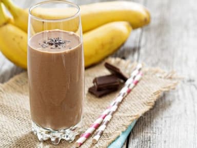 Licuado Plátano y Chocolate